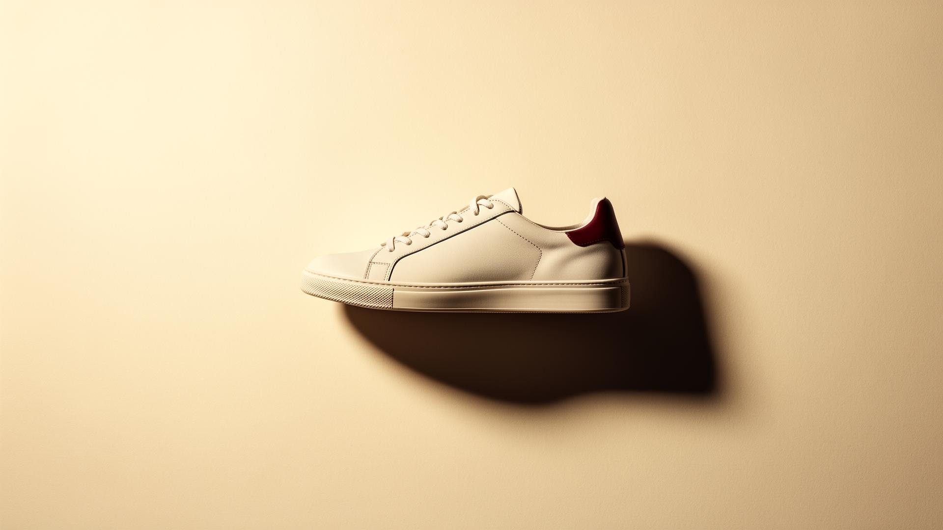 The signature Soleful low-top sneaker on a cream studio backdrop